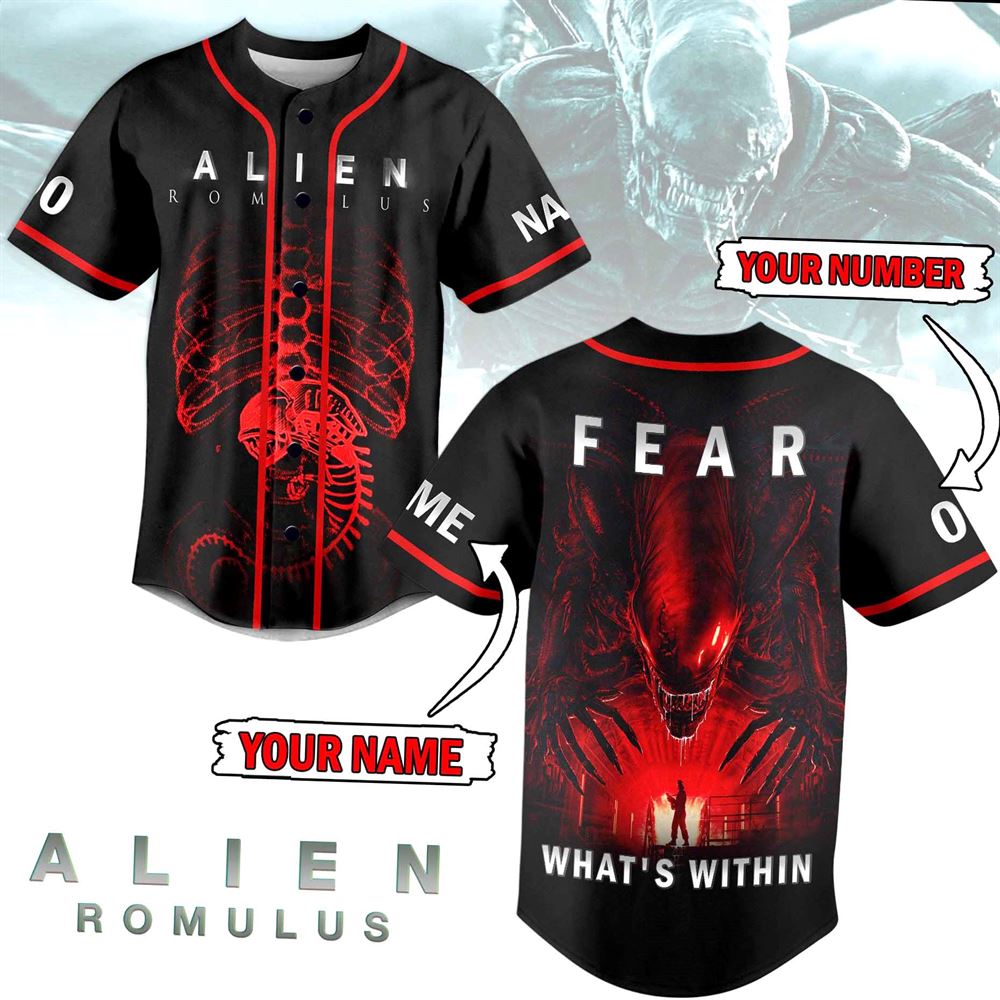 Alien Romulus I’m Hugger Custom Baseball Jersey