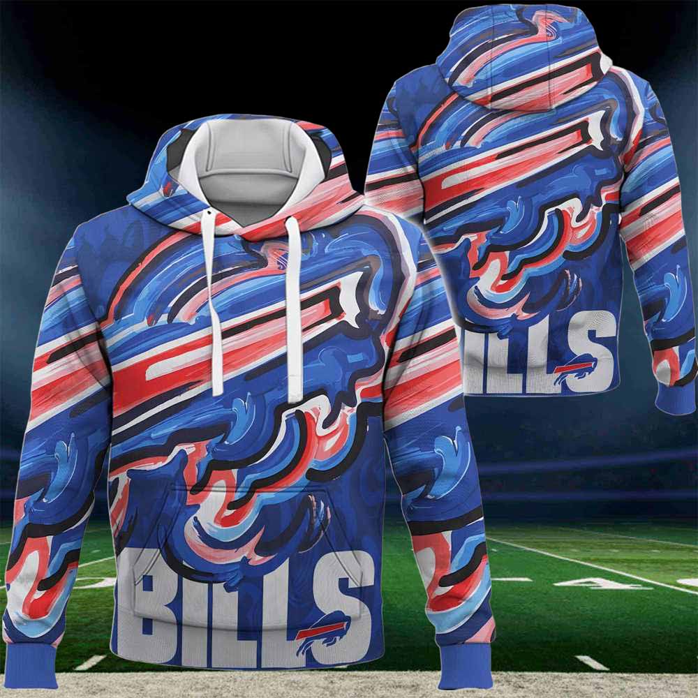 Buffalo Bills Nfl 2024 Art Logo 3d Hoodie