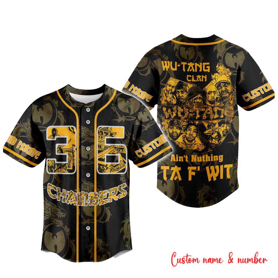 Killa Beez Wu-tang Clan Love Baseball Jersey Custom Name And Number