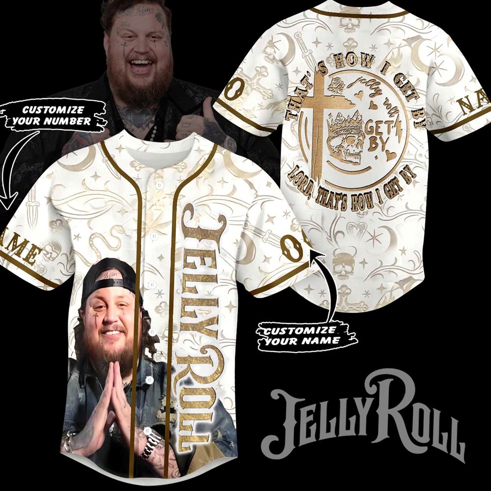 Jelly Roll I’m Not Okay I’m Barely Getting By Custom Baseball Jersey