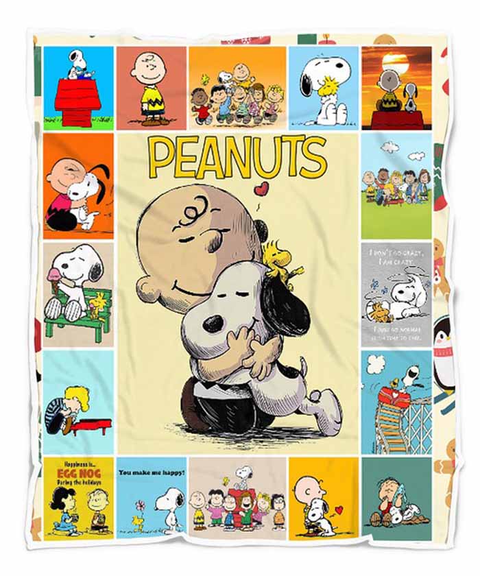 Peanuts Friends Quilt Fleece Blanket