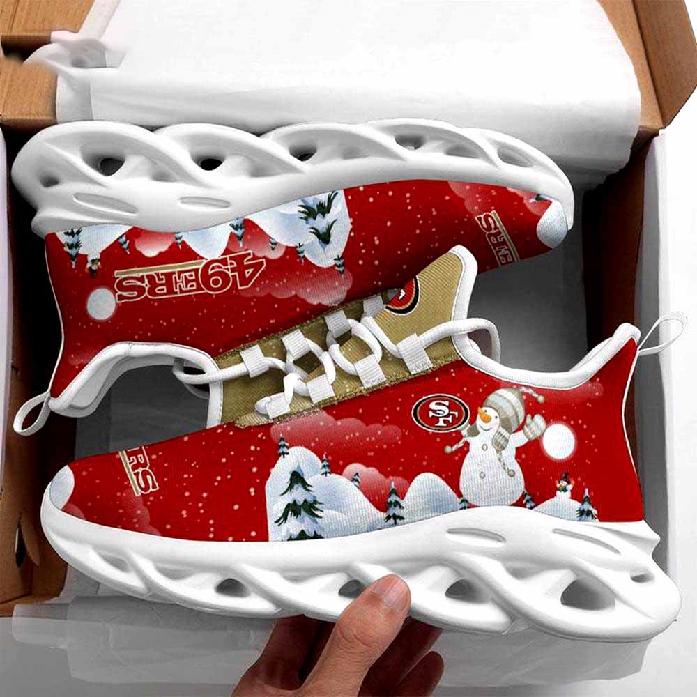 Philadelphia Eagles Christmas Snowman Nfl Clunky Max Soul Shoes