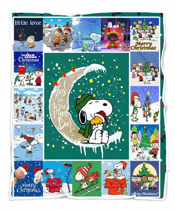 Snoopy Friends Dance Quilt Fleece Blanket