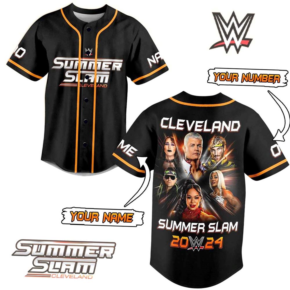 Summer Slam 2024 Custom Baseball Jersey