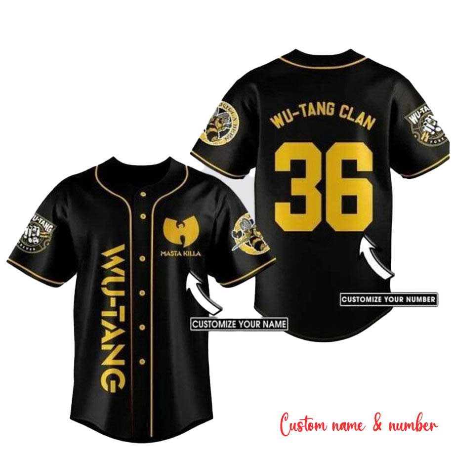 Wu-tang Clan Brooklyn Baseball Jersey