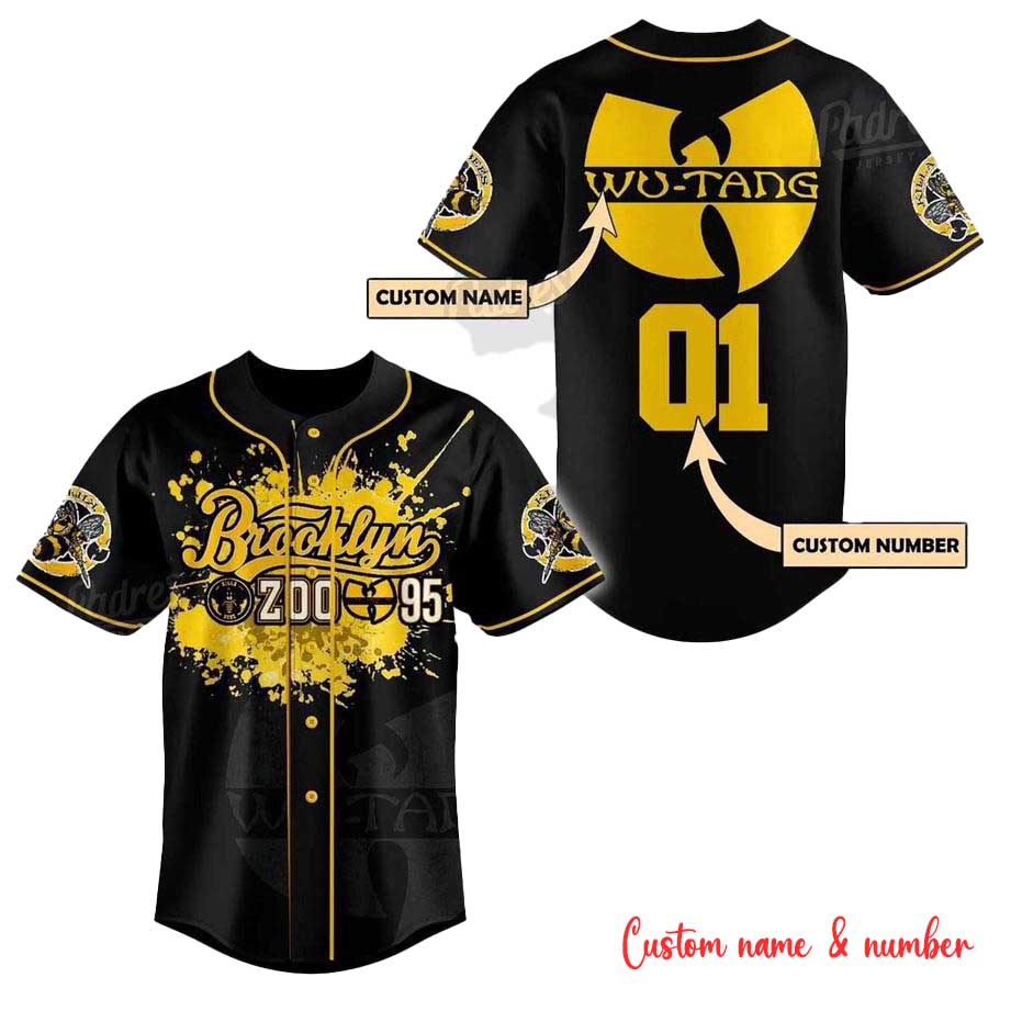 Wu-tang Clan Life As A Shorty Shouldnt Be So Rough Baseball Jersey