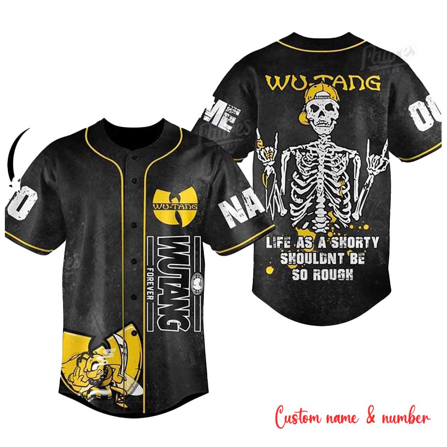 Wu-tang Clan Members Signature Baseball Jersey Custom Name And Number