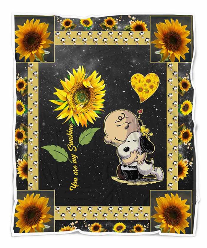 You Are My Sunshine Quilt Fleece Blanket