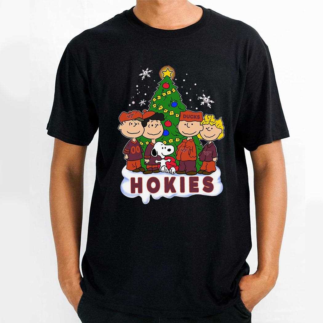 Peanuts Snoopy And Friends Cyclones Christmas Tree Sweatshirt