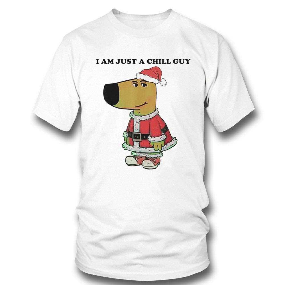 Santa Chill Guy Christmas Shirt