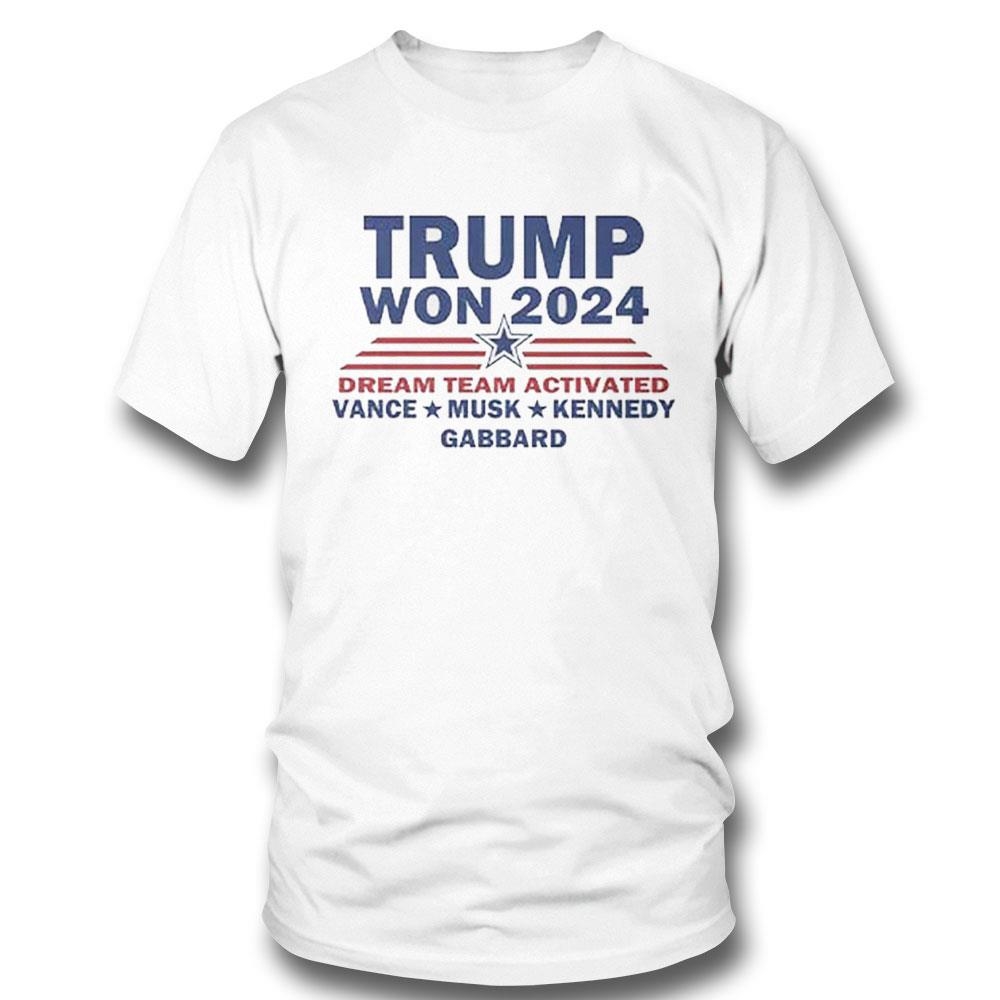 Trump Won 45 47 Saving America Again Shirt