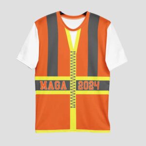 Trump MAGA 2024 Garbage Truck Driver Vest Shirt