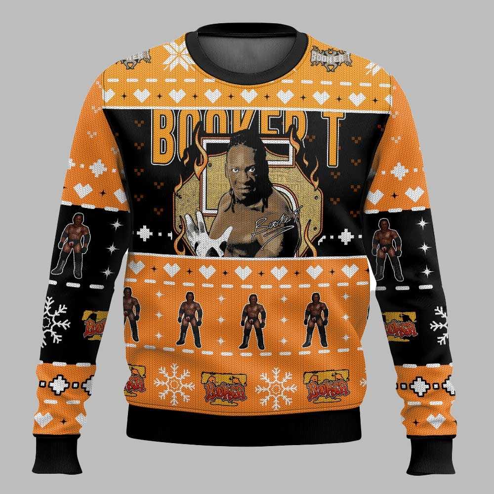 Booker T Christmas Ugly Sweater