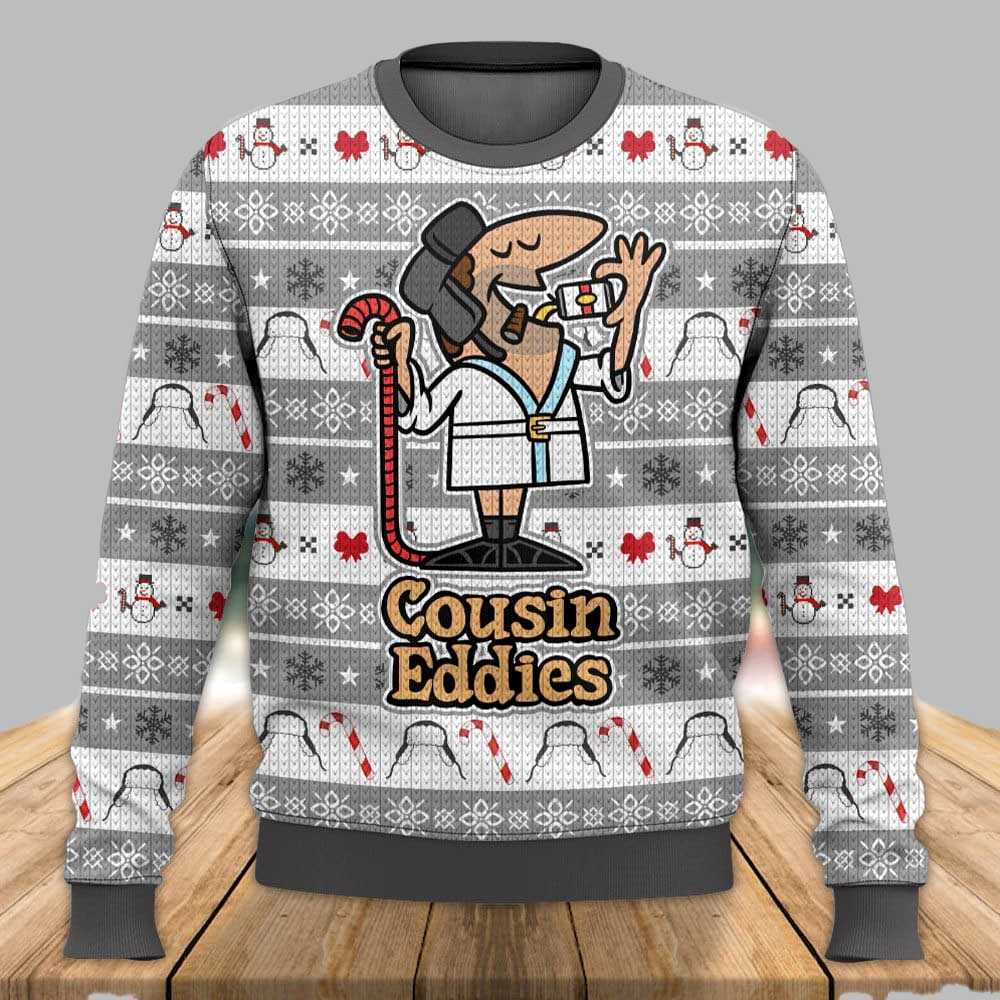 Crown Royal Titties Funny Custom Name Christmas Ugly Sweater