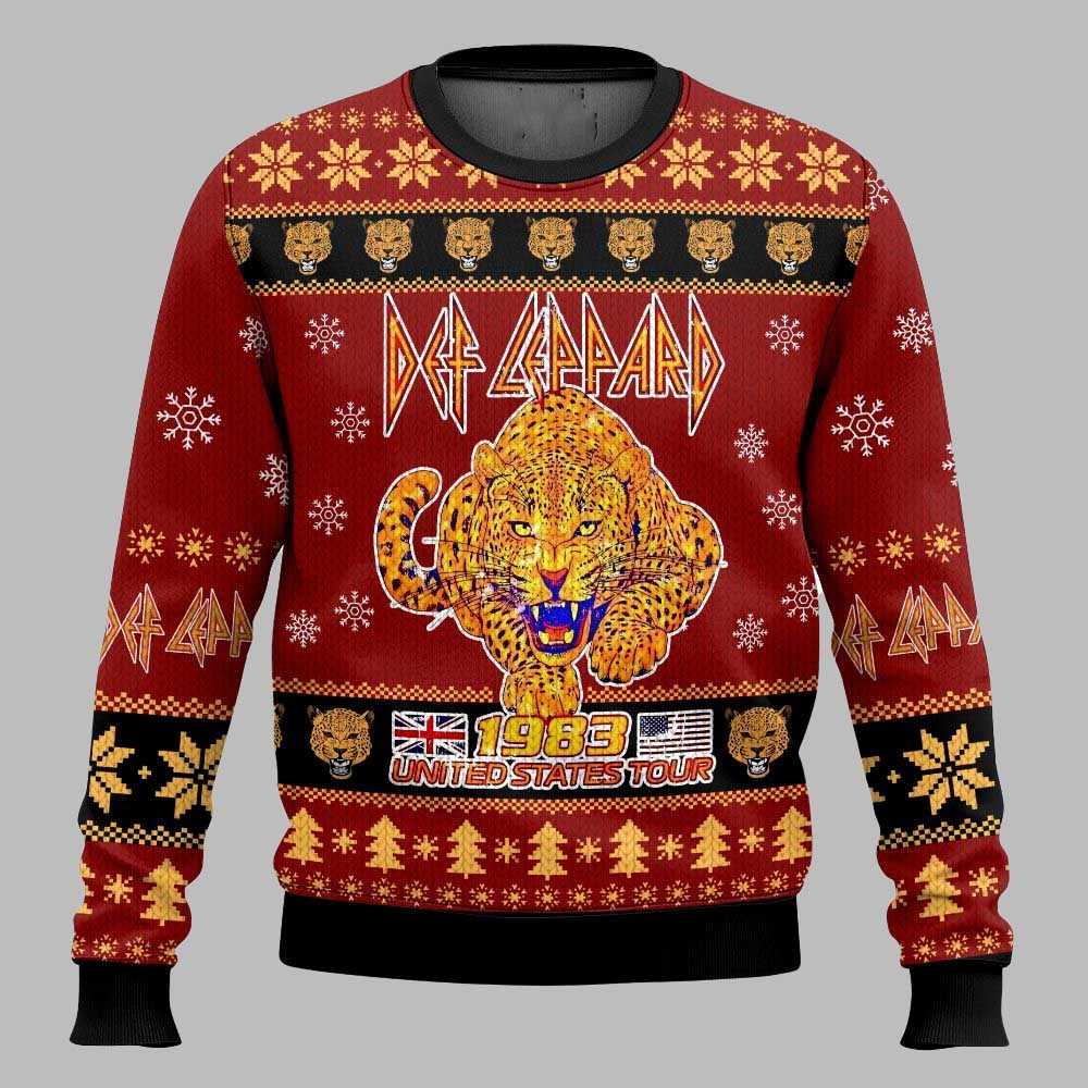 Def Leppard Christmas Christmas Ugly Sweater