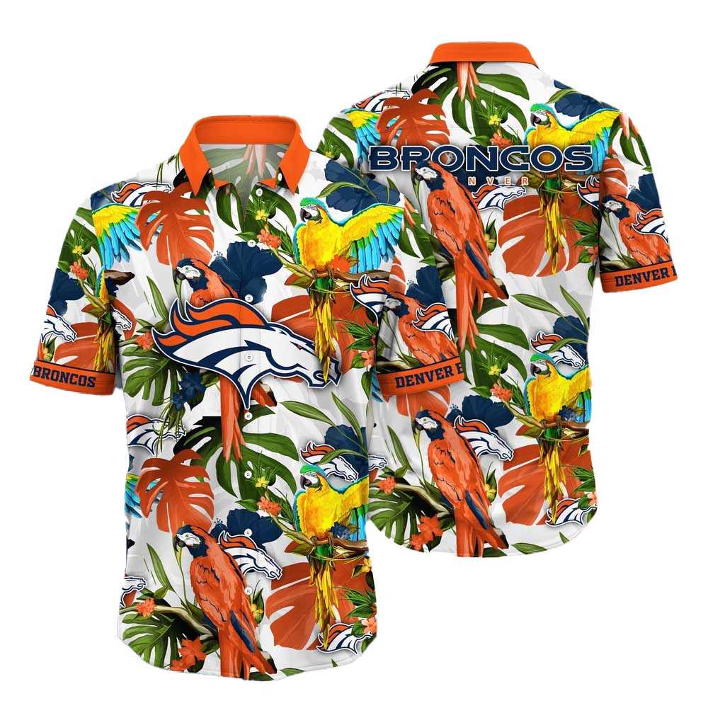 Cleveland Browns Parrots Tropical Flower Hawaiian Shirt