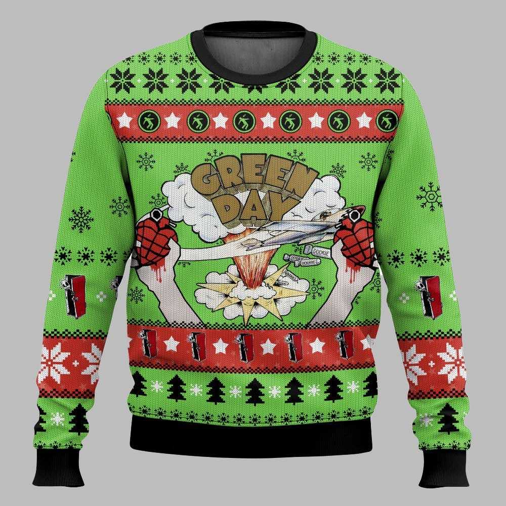 Green Day Christmas Christmas Ugly Sweater