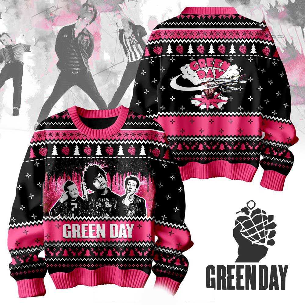 Green Day Premium Christmas Ugly Sweater