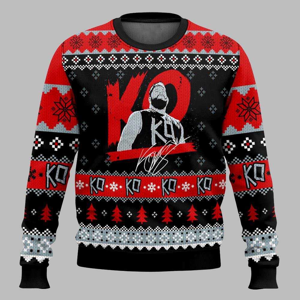 Ko Kevin Owens Christmas Ugly Sweater