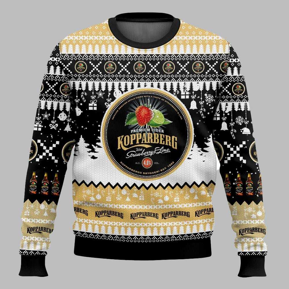 Kopparberg United Kingdom Beer Christmas Ugly Sweater