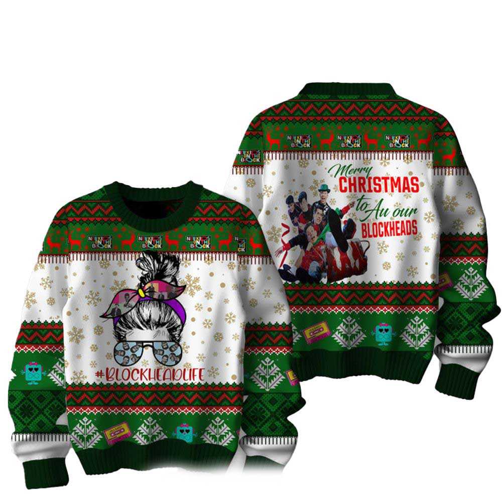 New Kids On The Block Merry Christmas 2024 Sweater