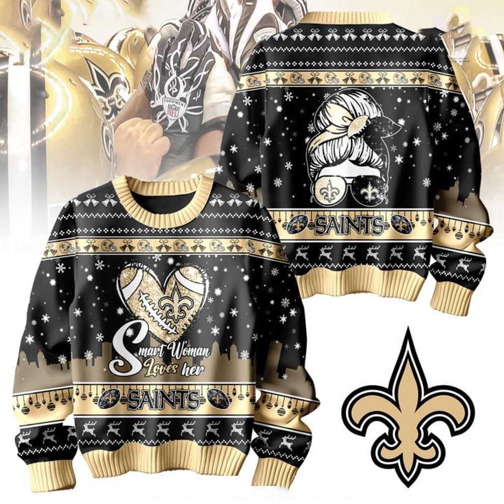 New Orleans Saints They Not Like Us Christmas Ugly Sweater