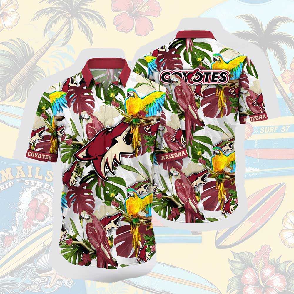 Nhl Boston Bruins Hawaiian Shirt Tropical Parrot Pattern Summer Hawaiian Shirt