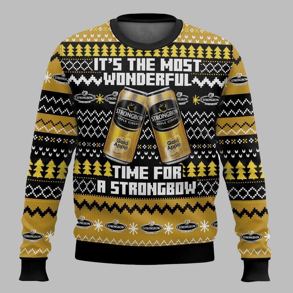 Strongbow United Kingdom Beer Christmas Ugly Sweater