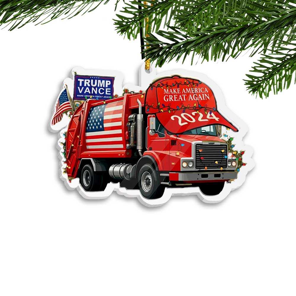 Trump 45 47 President 2024 Christmas Ornament