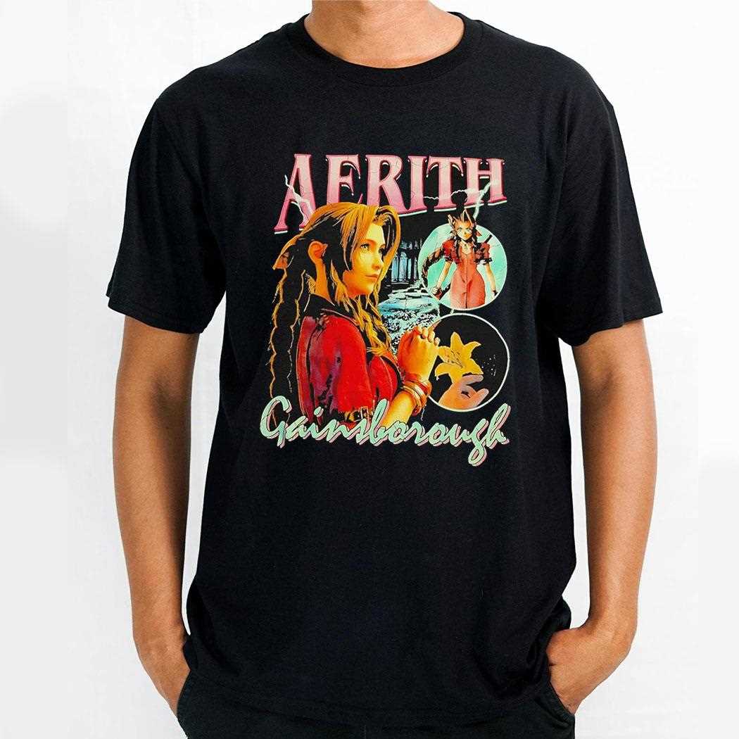 Aerith Gainsborough Anime Shirt