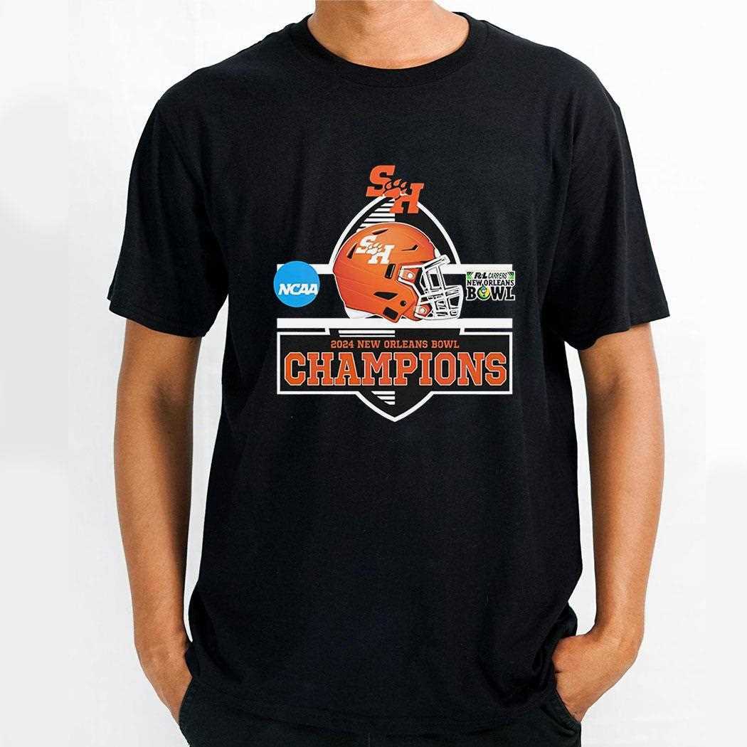 Sam Houston Bearkats Defeated Georgia Southern Eagles Matchup To Win The New Orleans Bowl Champions Shirt