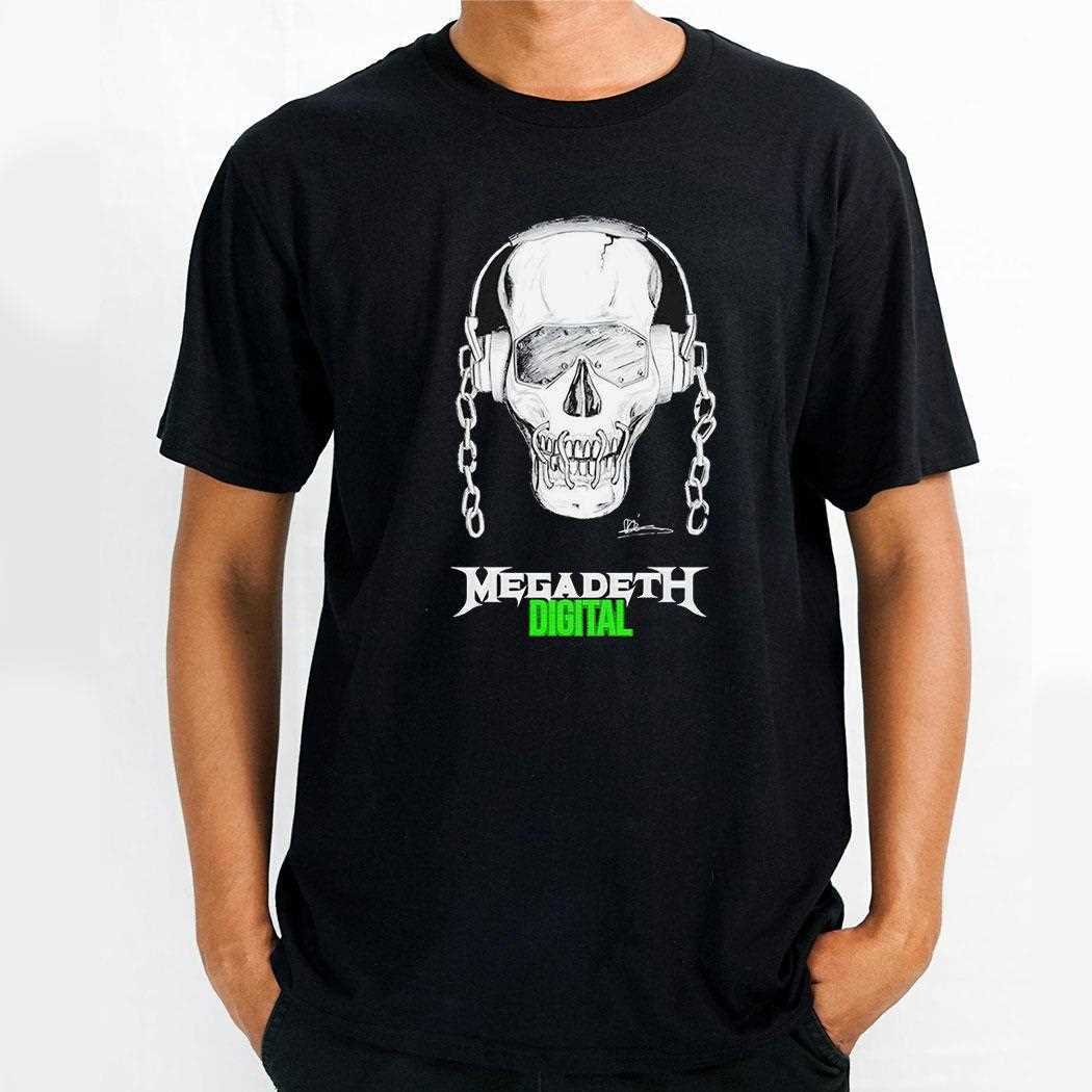 Skull Megadeth Digital Shirt Hoodie