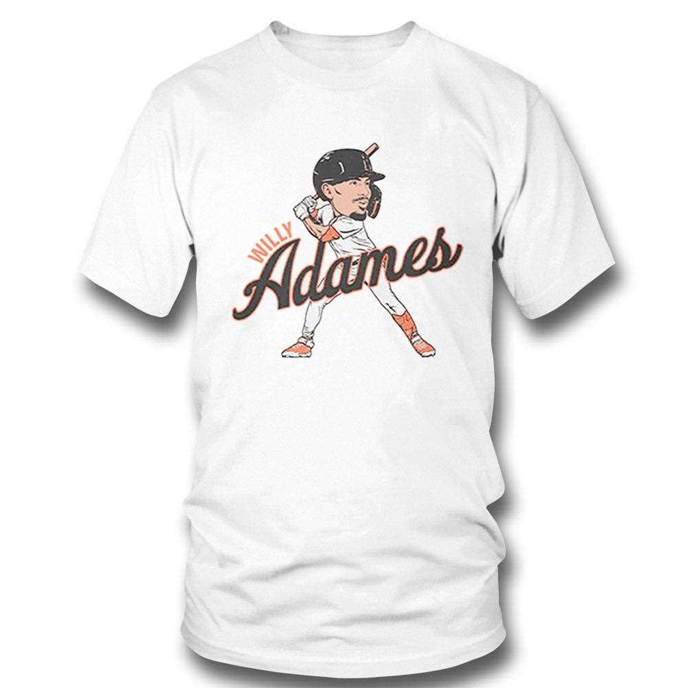 Willy Adames San Francisco Caricature Shirt