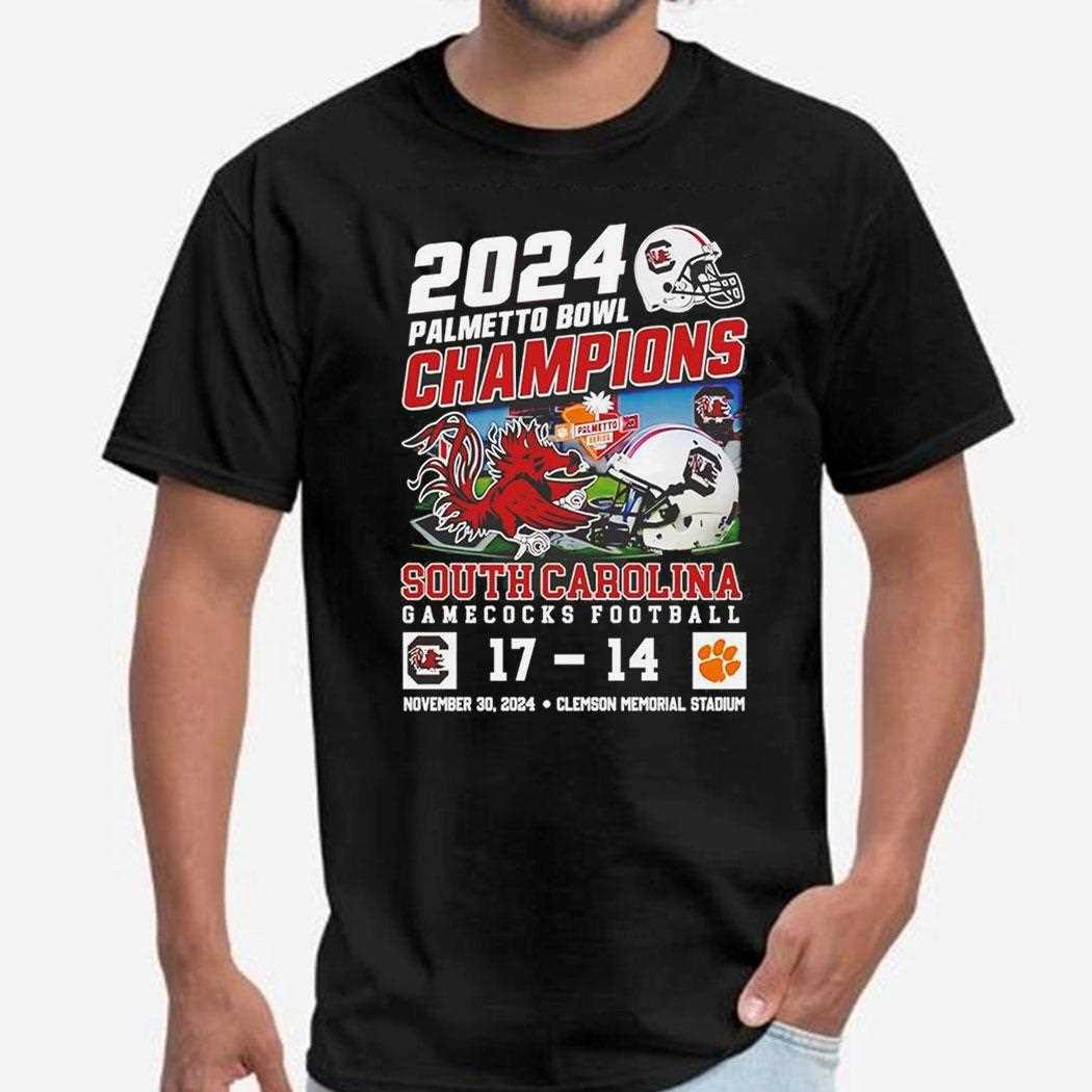 South Carolina Gamecocks 2024 Champions Of Palmetto Bowl Shirt