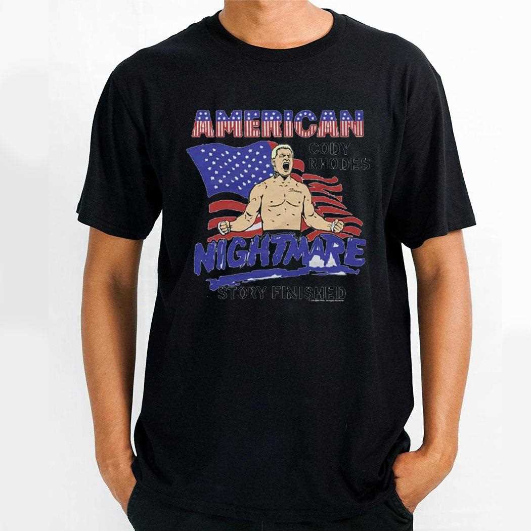 Cody Rhodes American Nightmare Story Finished Shirt