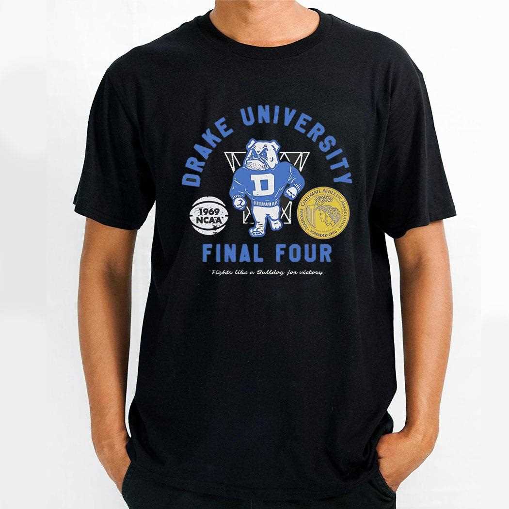 Drake Bulldogs Basketball 1969 Final Four Shirt