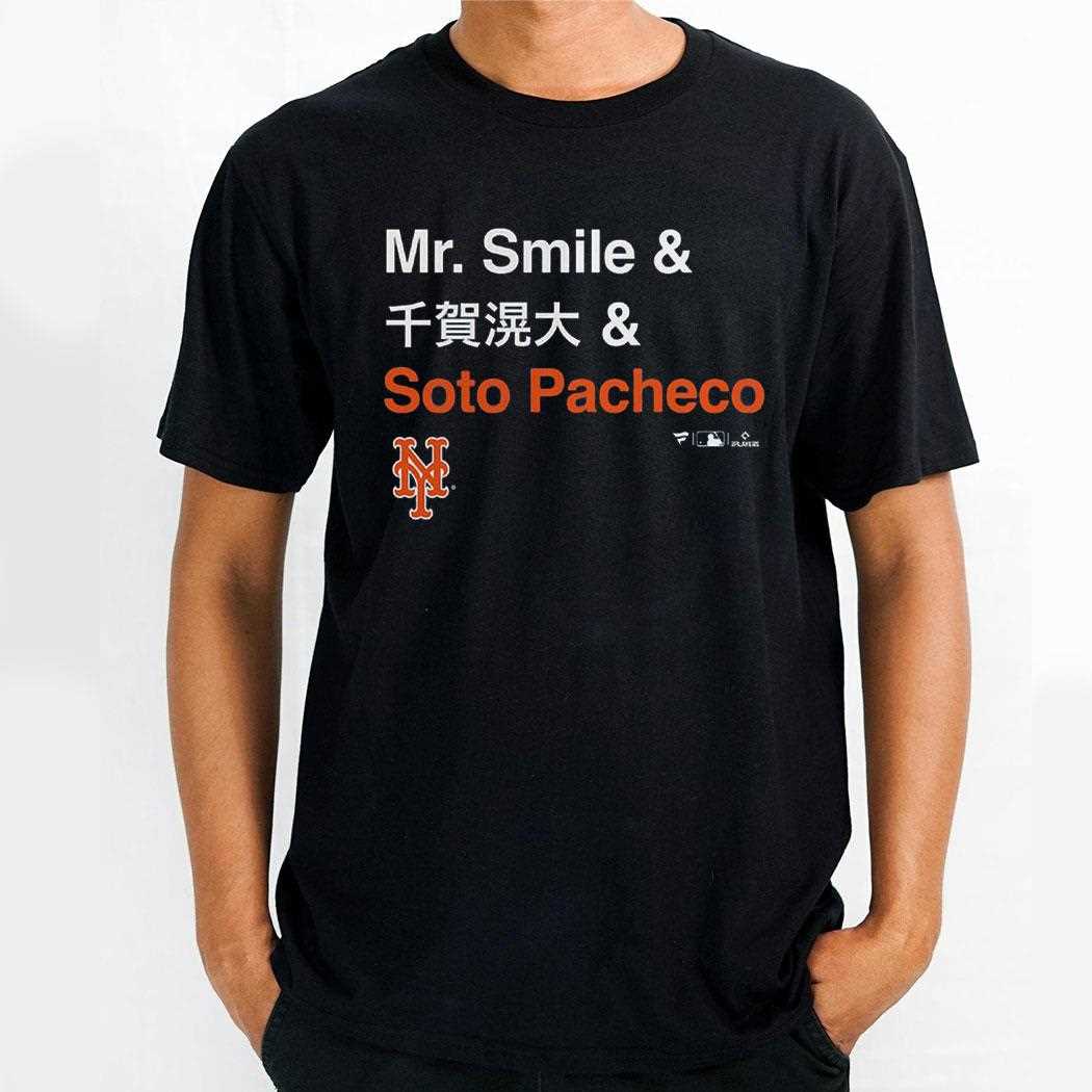 Juan Soto New York Mets Fanatics Mr Smile And Soto Pacheco Shirt