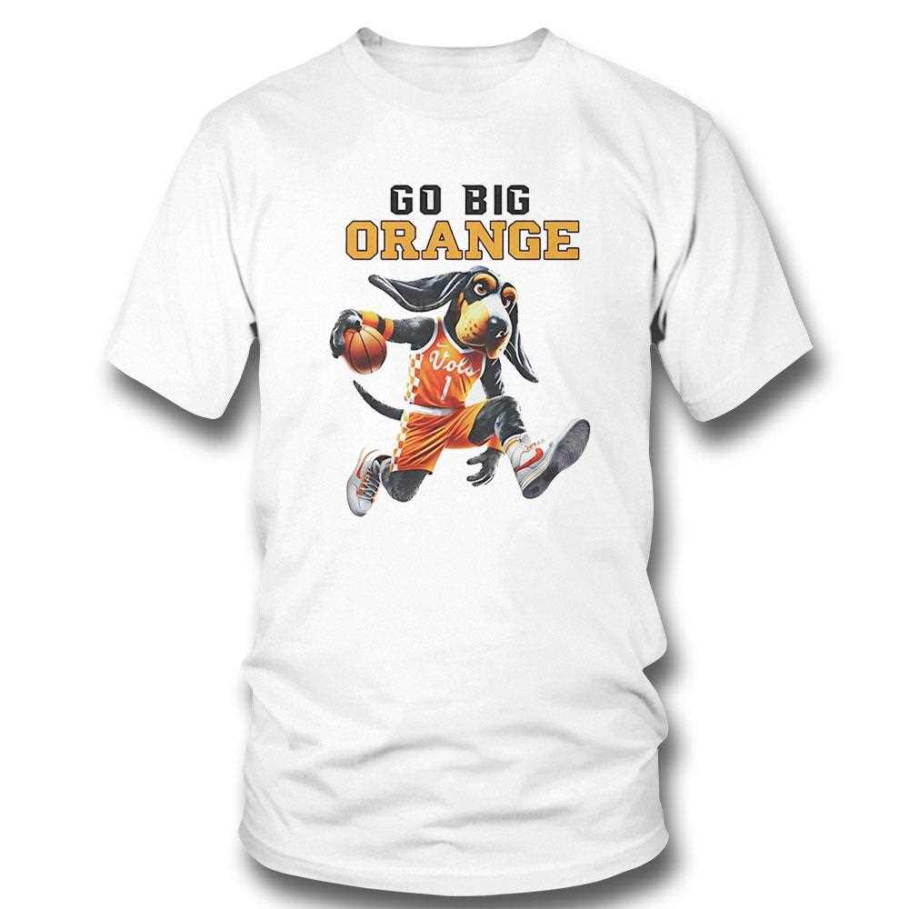 Ncaa Tennessee Volunteers Go Big Orange 2025 Mascot Shirt