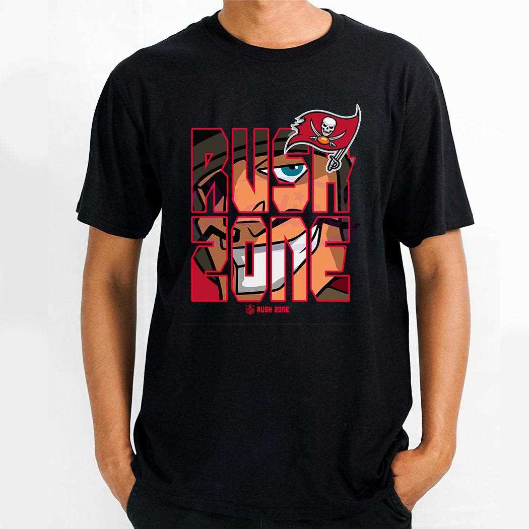 Nfl Rush Zone Cartoon Tampa Bay Buccaneers Football Shirt