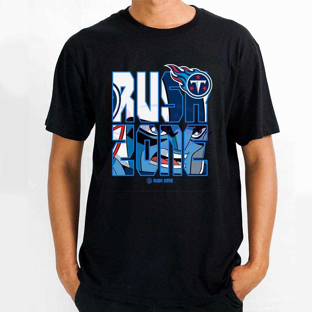 Nfl Rush Zone Cartoon Tennessee Titans Football Shirt