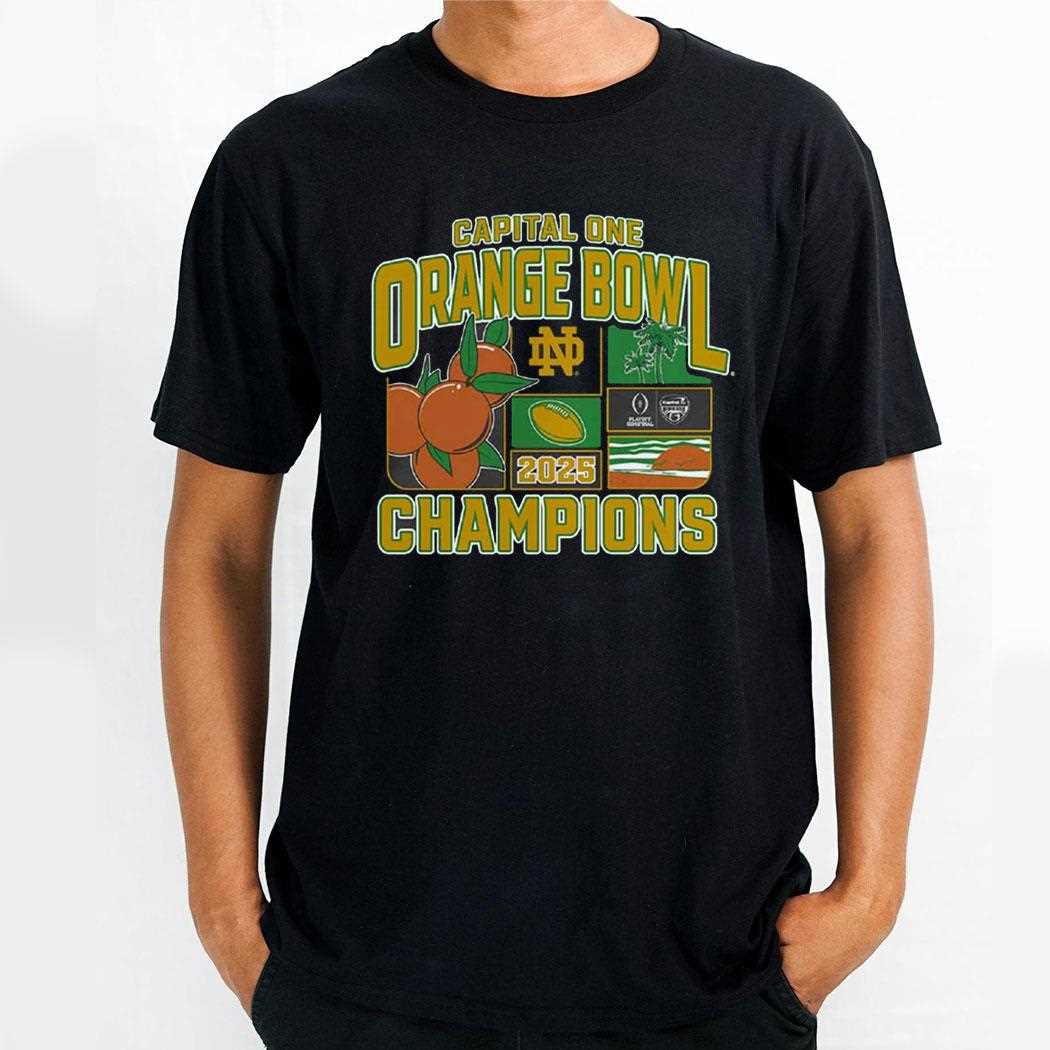 Notre Dame Orange Champions 2025 Shirt