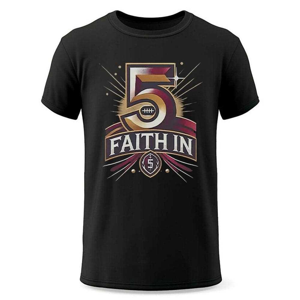 Faith In 5 Commanders Jayden Daniels Shirt Faith In 5 Commanders Jayden Daniels Shirt