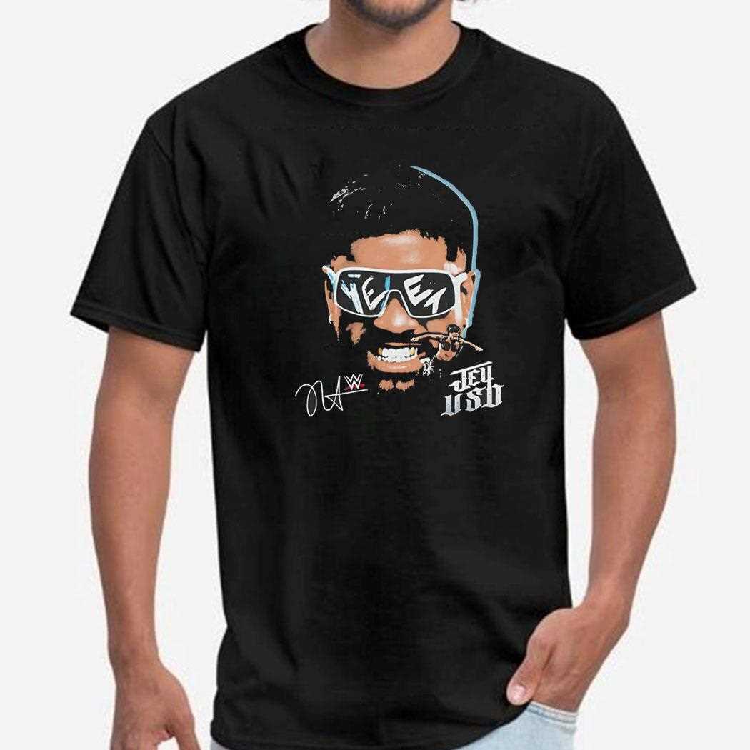 Jey Uso Wwe Big Face Signature Graphic Shirt