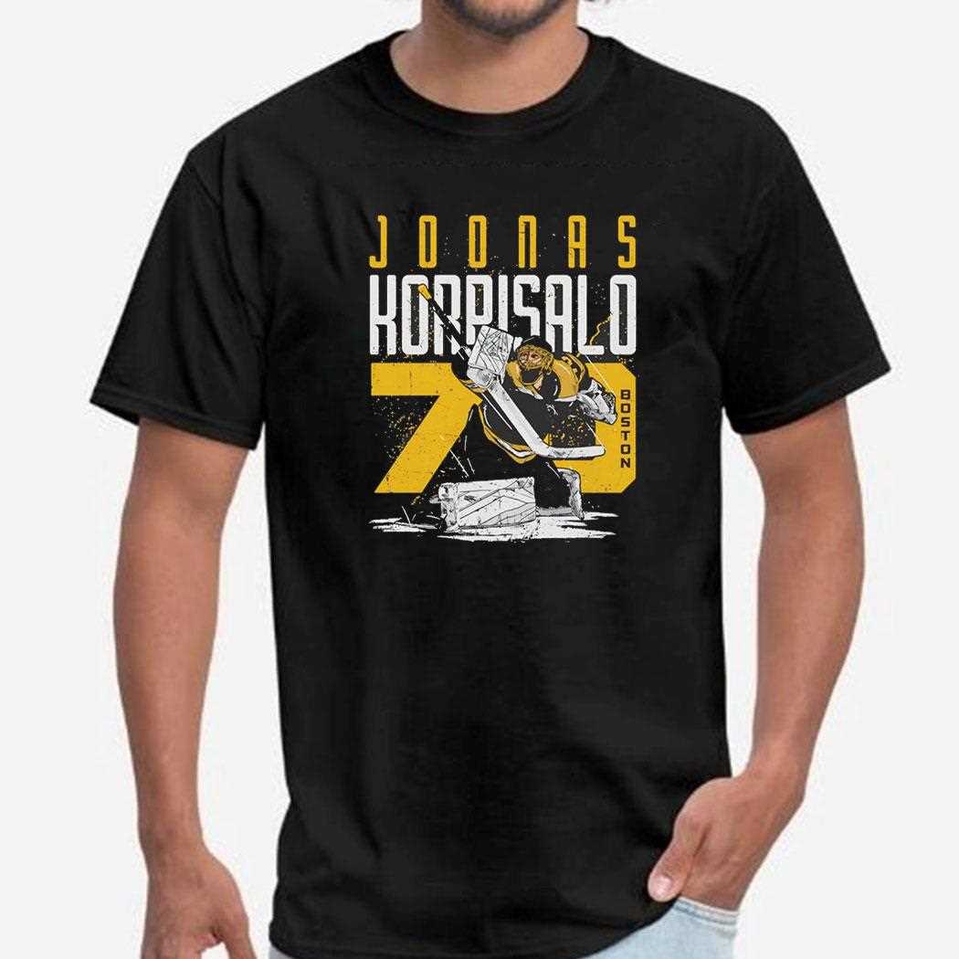 Joonas Korpisalo Boston Bruins Nhl Hockey Player Name Vintage Shirt