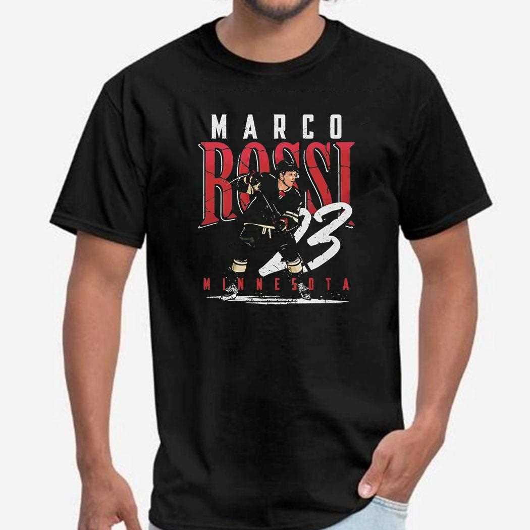 Marco Rossi Minnesota Wild Nhl Hockey Player Name Vintage Shirt Marco Rossi Minnesota Wild Nhl Hockey Player Name Vintage Shirt