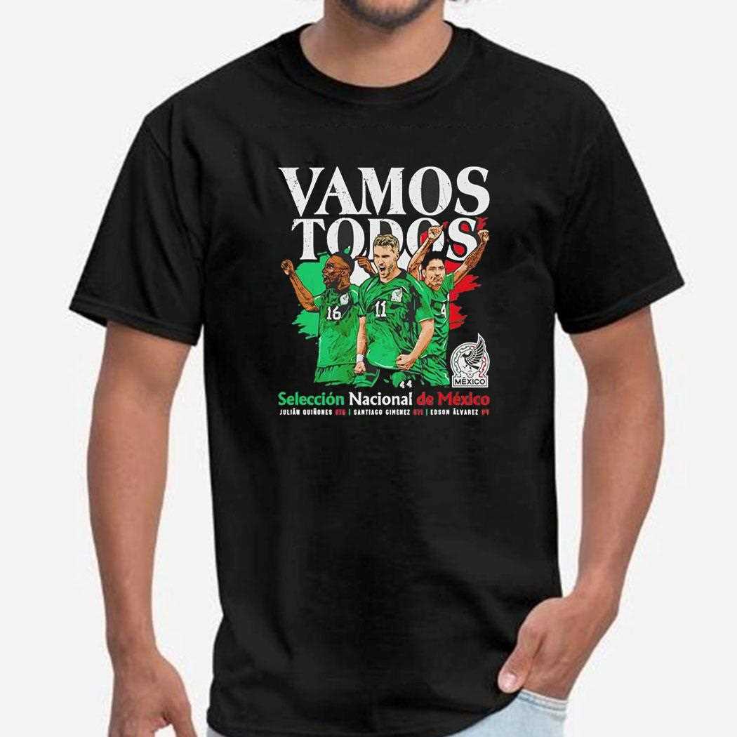 Mexico National Team Quinones Gimenez And Alvarez Vintage Shirt
