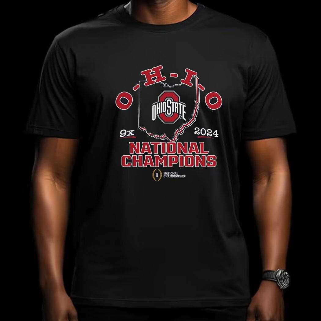 Ohio State Buckeyes Fanatics College Football Playoff 2024 National Champions Big Tall Oh1o Shirt Ohio State Buckeyes Fanatics College Football Playoff 2024 National Champions Big Tall Oh1o Shirt