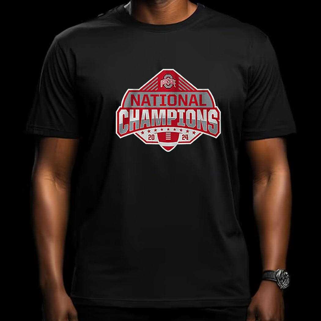 Ohio State Football 2024 National Champions Logo Shirt Ohio State Football 2024 National Champions Logo Shirt