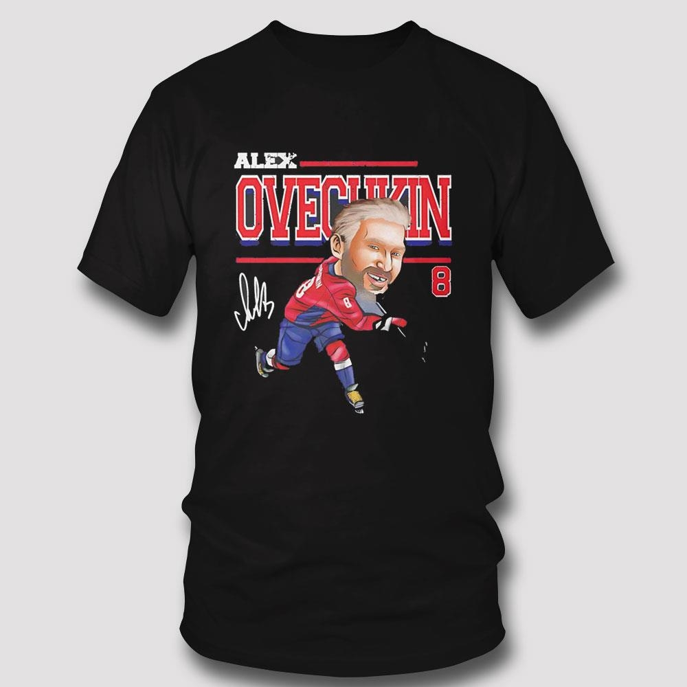 Alex Ovechkin Washington Capitals Nhl Hockey Cartoon Signature Vintage Shirt Alex Ovechkin Washington Capitals Nhl Hockey Cartoon Signature Vintage Shirt