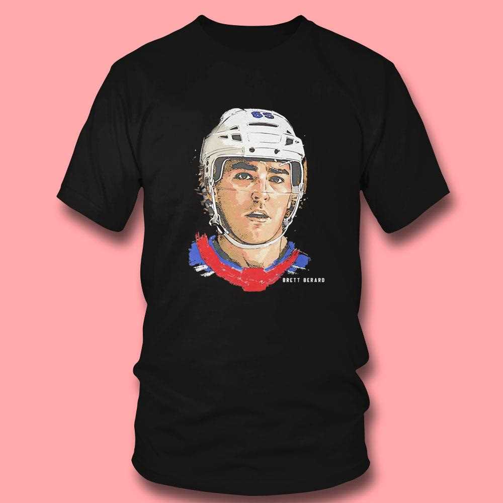 Brett Berard New York Rangers Nhl Hockey Portrait Vintage Shirt Brett Berard New York Rangers Nhl Hockey Portrait Vintage Shirt